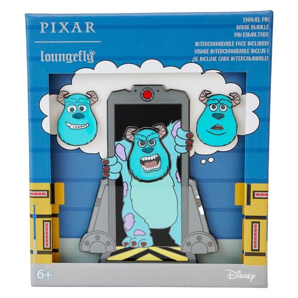 Disney Pixar Monsters Inc Sully Door Mixed Emotions 4pc Pin - Picture 1 of 4